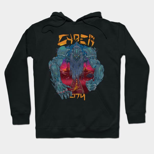 CYBER CITY Hoodie by Figzy